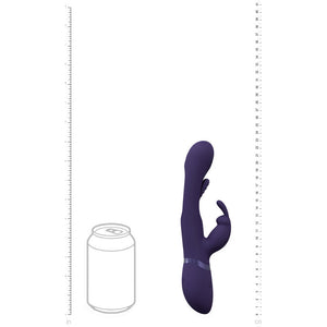 Vive Mika - Rabbit Vibrator with Flapping Shaft - Purple