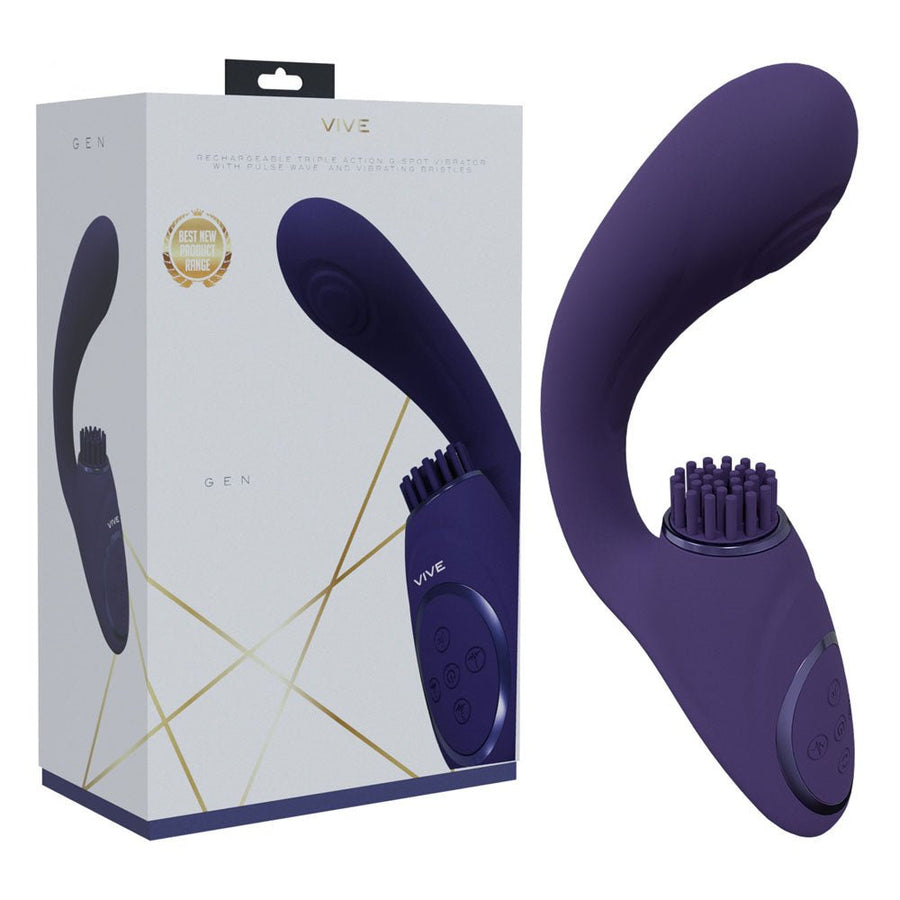 Vive Gen Triple Motor Vibrator - Purple