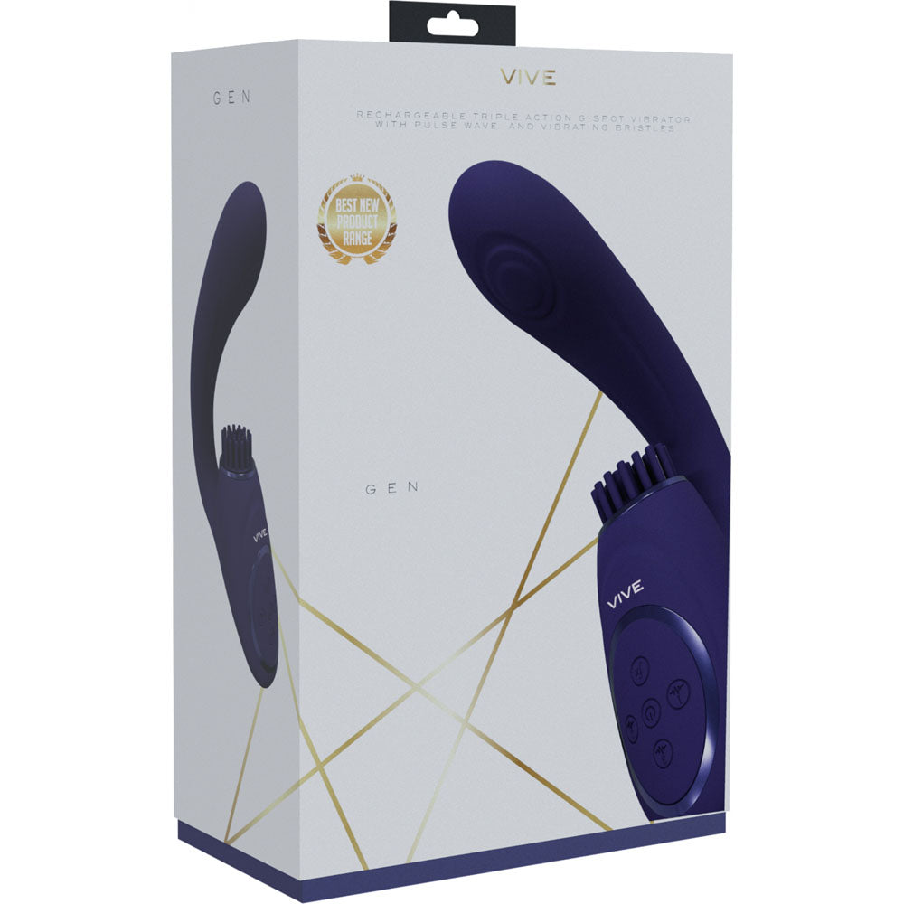 Vive Gen Triple Motor Vibrator - Purple