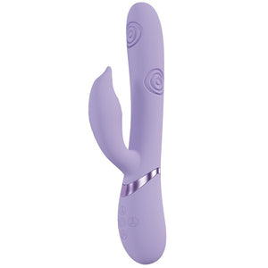 Vive Pallina Tapping Rabbit Vibrator - Purple
