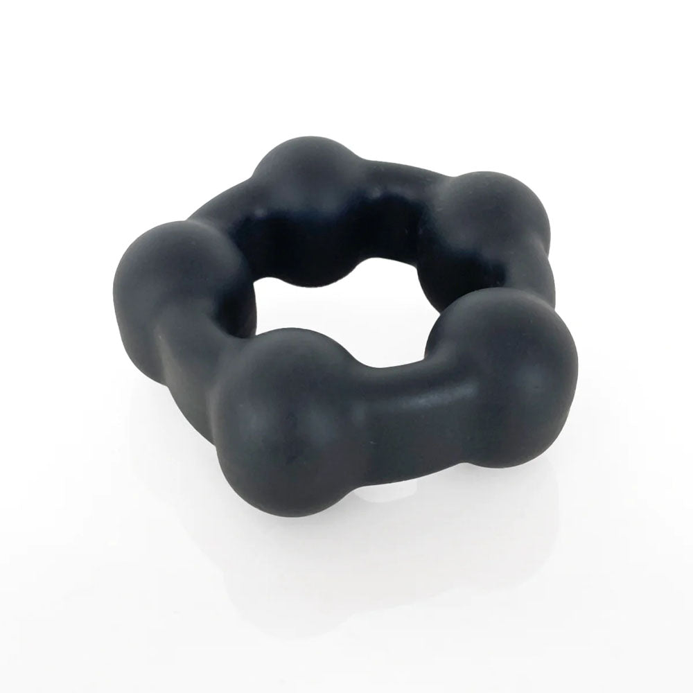 VERS Liquid Silicone Steel Motion C-Ring - Black