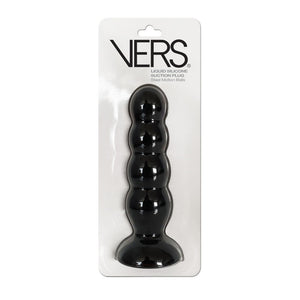 VERS Liquid Suction Anal Plug with Internal Steel Balls  - Black