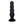 VERS Liquid Suction Anal Plug with Internal Steel Balls  - Black