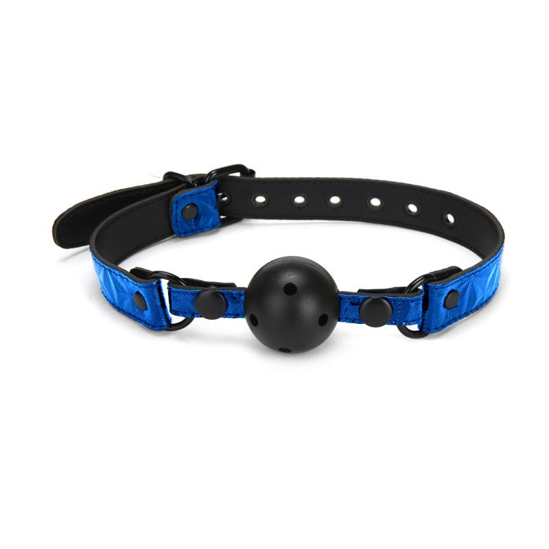 WhipSmart Diamond Ball Gag - Blue