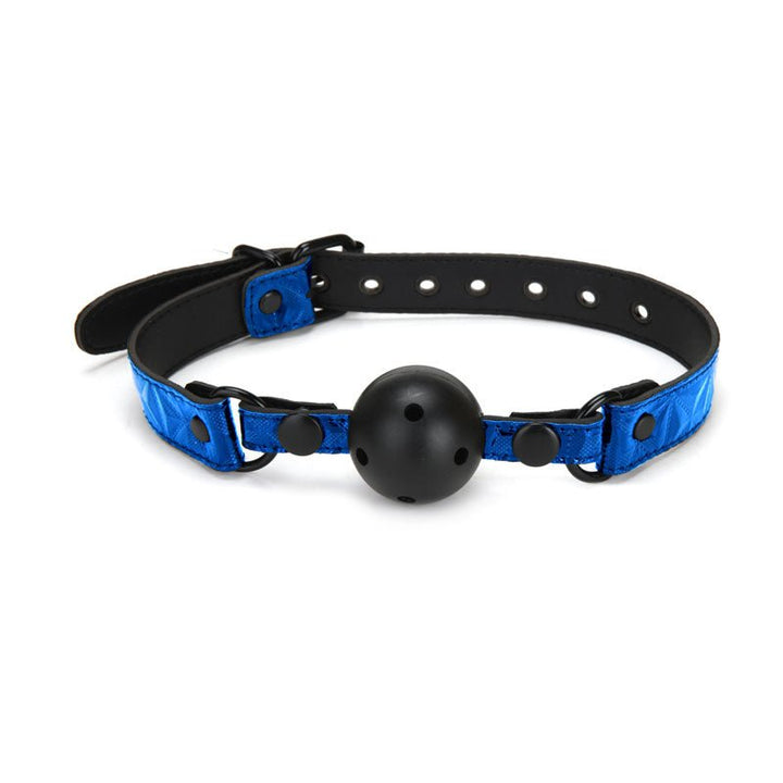 WhipSmart Diamond Ball Gag - Blue