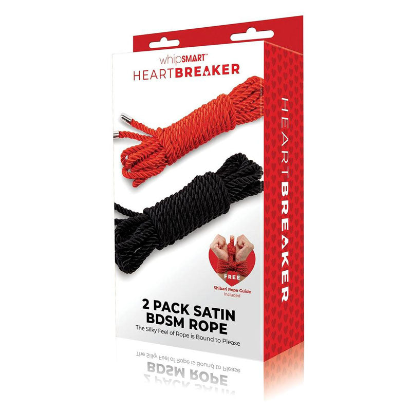 WhipSmart Heartbreaker Satin Rope - 2 Pack