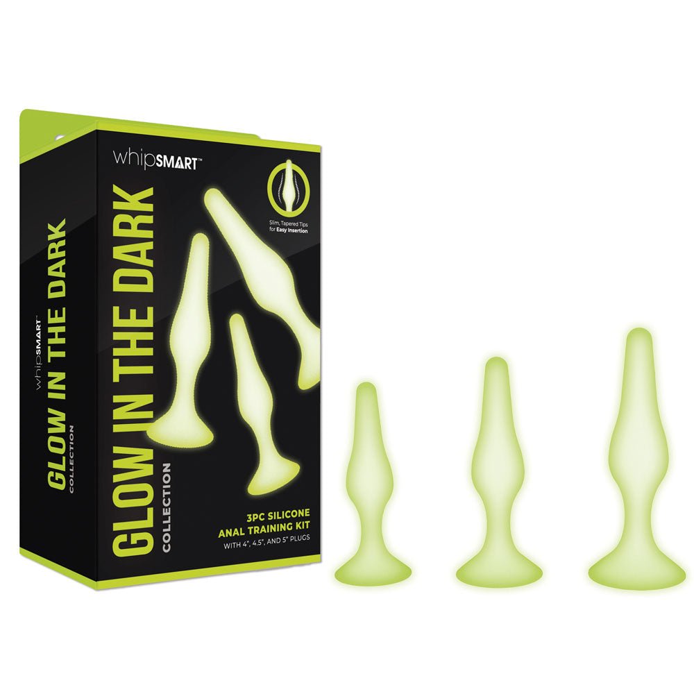 WhipSmart Glow In The Dark 3pc Anal Training Kit