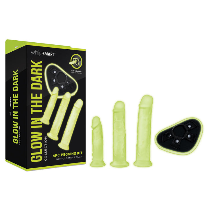 WhipSmart Glow In The Dark 4pc Pegging Kit