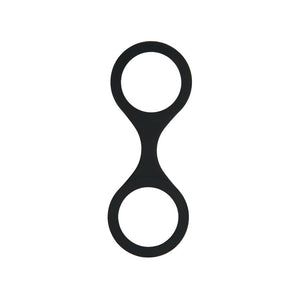 WhipSmart Silicone Handcuffs - Black