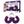 WhipSmart Classic Furry Cuffs - Purple