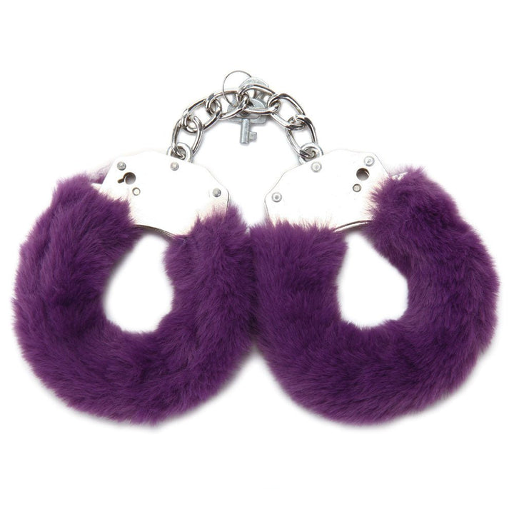 WhipSmart Classic Furry Cuffs - Purple