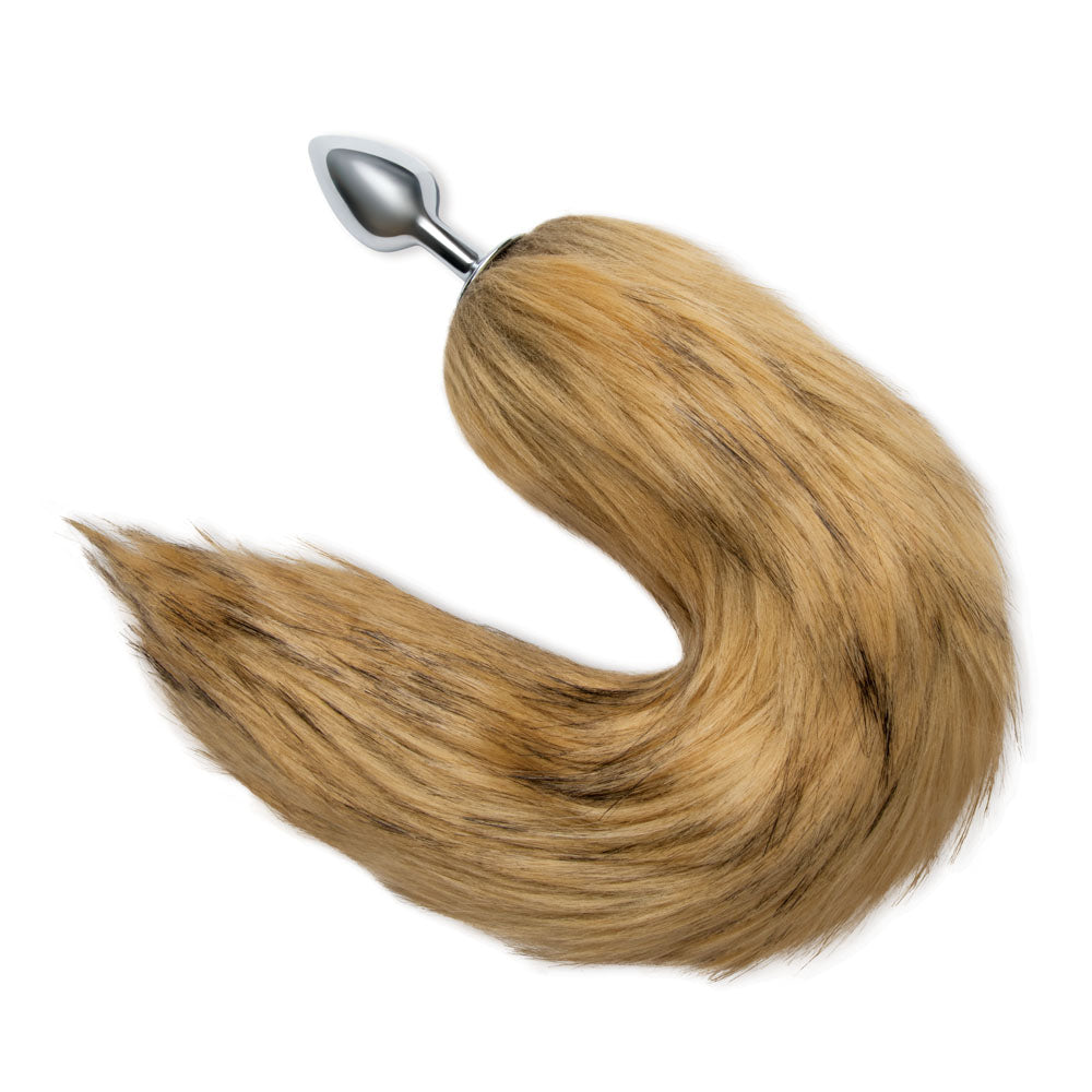 WhipSmart Furry Tales 14 Inch Brown Fox Tail Butt Plug