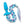 WhipSmart Furry Tales Blue Unicorn Butt Plug