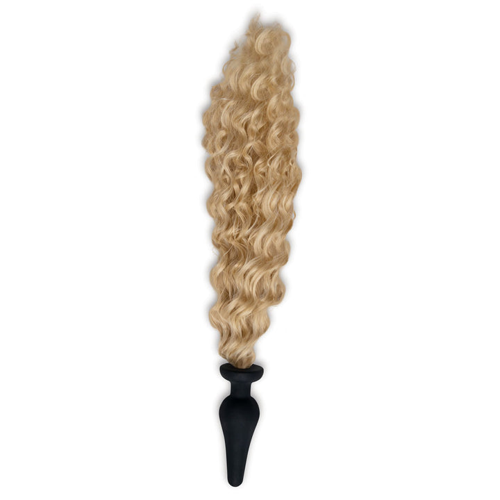 WhipSmart Furry Tales 4 Inch Butt Plug with Blond Pony Tail