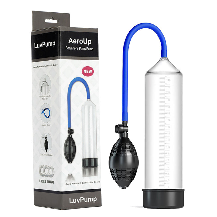 LuvPump AeroUp Beginners Penis Pump - Clear