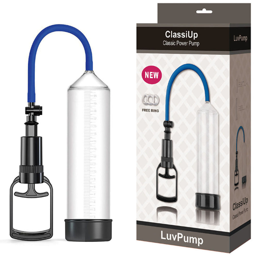 LuvPump ClassiUp Classic Power Pump - Large - Clear