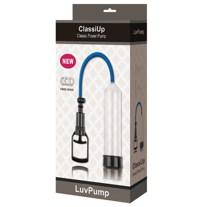 LuvPump ClassiUp Classic Power Pump - Large - Clear