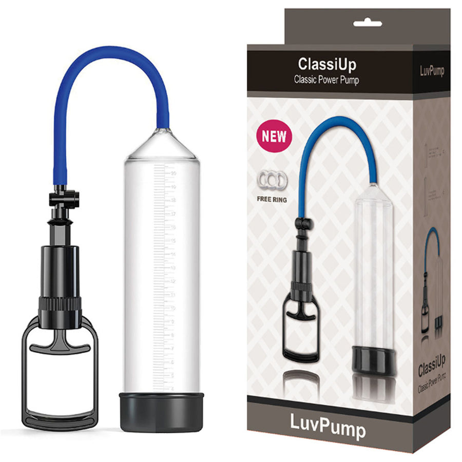 LuvPump ClassiUp Classic Power Pump - Medium - Clear