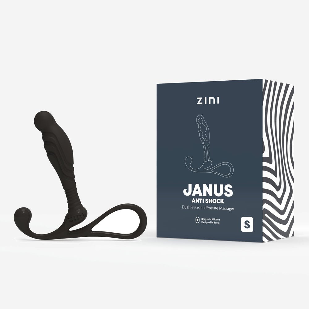 Zini Janus Anti Shock Prostate Massager - Small - Black