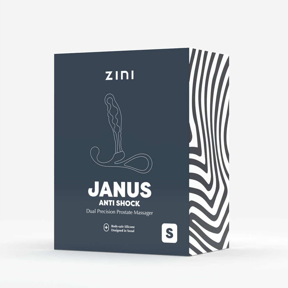 Zini Janus Anti Shock Prostate Massager - Small - Black