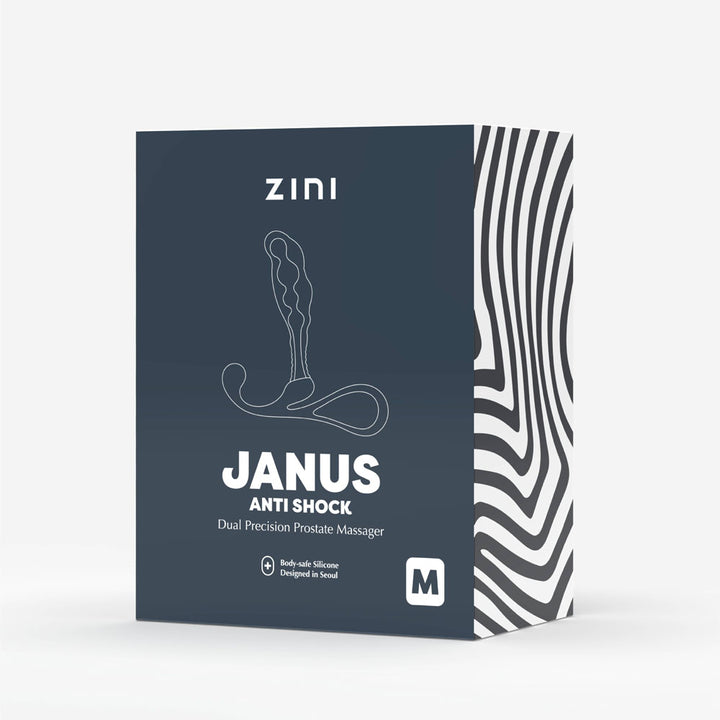 Zini Janus Anti Shock Prostate Massager - Medium - Black
