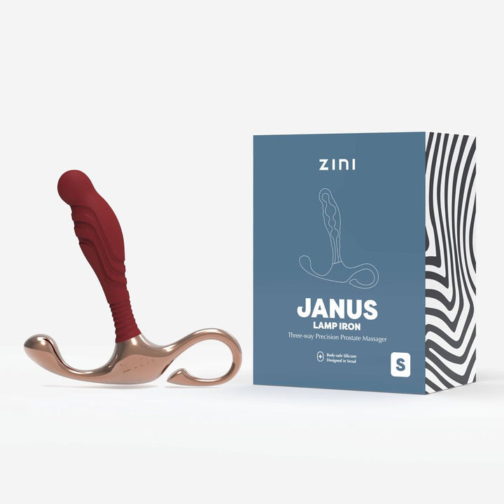 Zini Janus Lamp Iron Prostate Massager - Small - Red