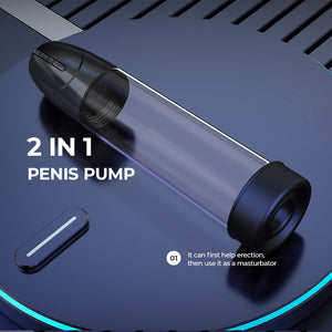 LuvPump Smart Penis Pump - 2-in-1 Automatic Penis Pump
