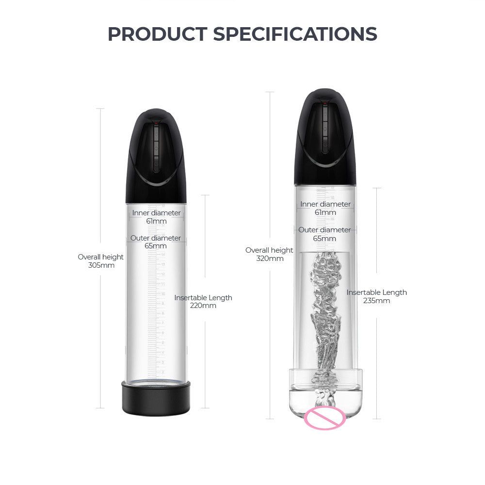 LuvPump Smart Penis Pump - 2-in-1 Automatic Penis Pump