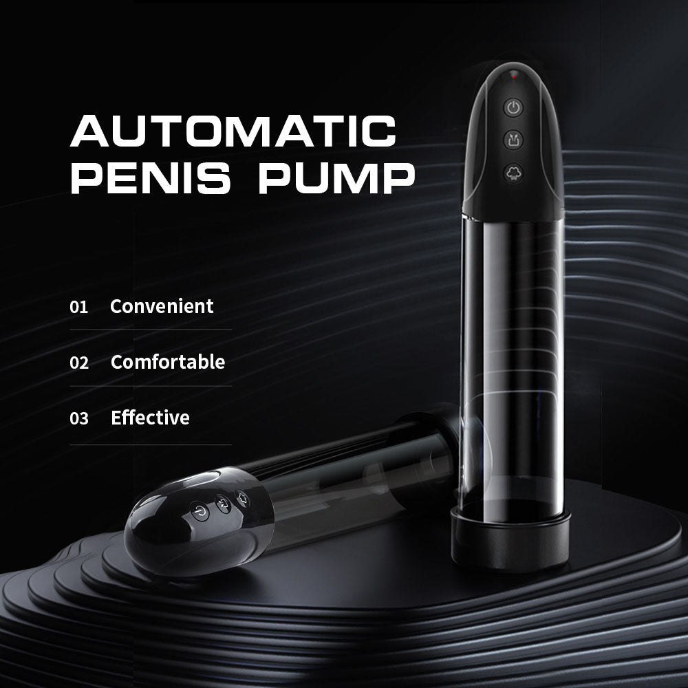 LuvPump Automatic Penis Pump - Clear