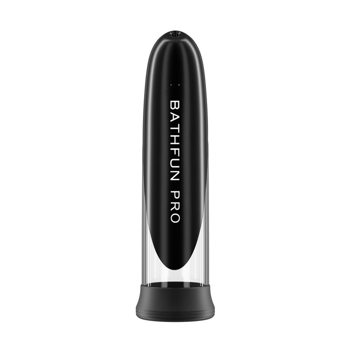 LuvPump Bathfun Pro - Waterproof Smart Automatic Penis Pump - Black