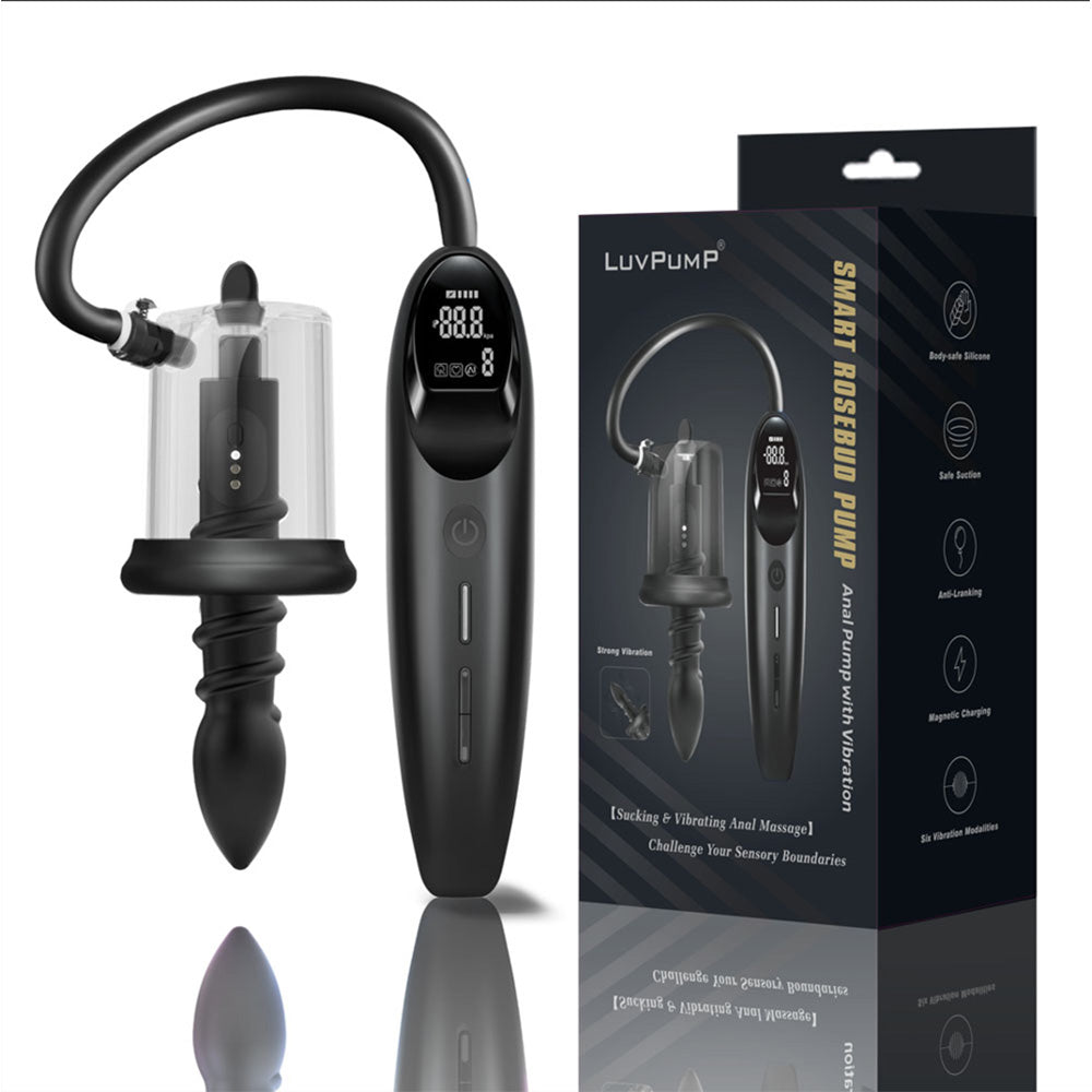 LuvPump RosCup Pro Smart Rosebud Pump -  Anal Pump with Vibrating Probe
