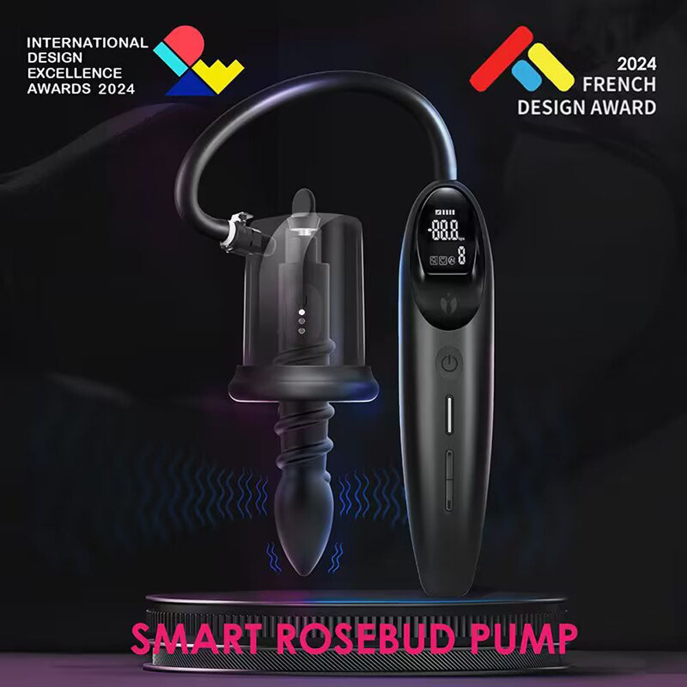 LuvPump RosCup Pro Smart Rosebud Pump -  Anal Pump with Vibrating Probe