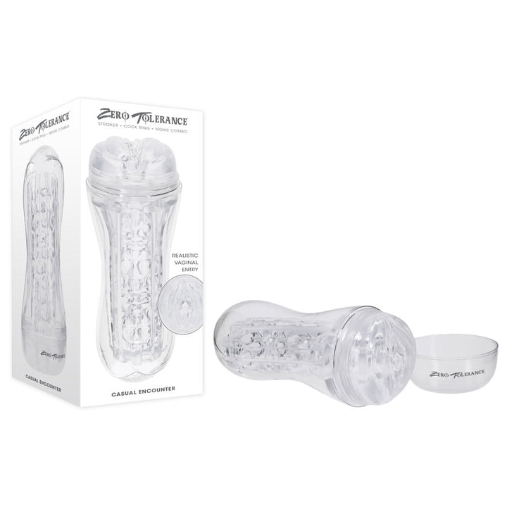 Zero Tolerance Casual Encounter - Clear Vagina Stroker