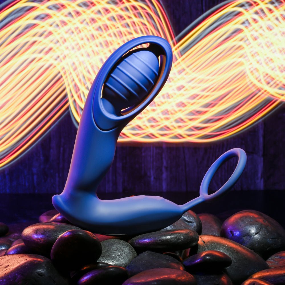 Zero Tolerance Extra Mile - Vibrating Prostate Massager - Blue