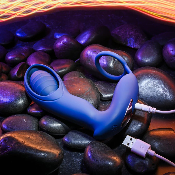 Zero Tolerance Extra Mile - Vibrating Prostate Massager - Blue