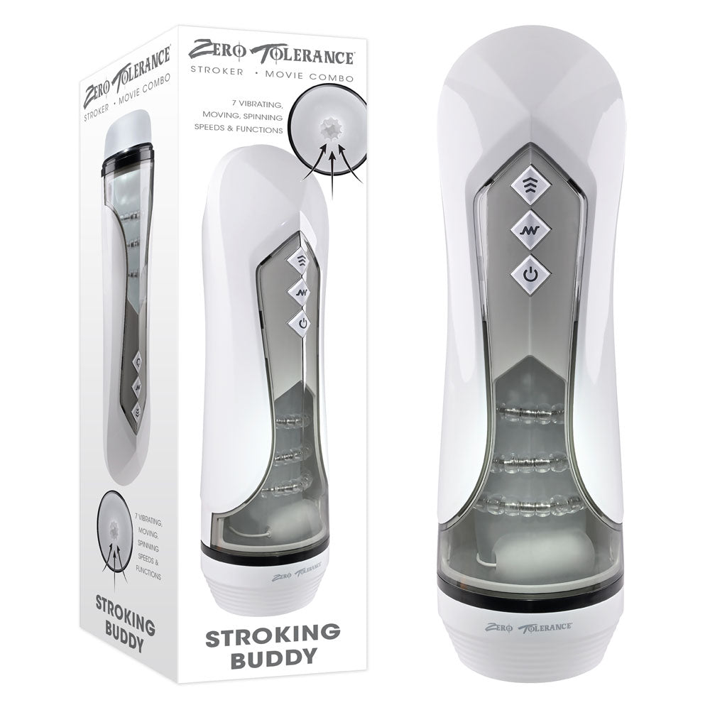 Zero Tolerance Stroking Buddy - Vibrating & Thrusting Stroker