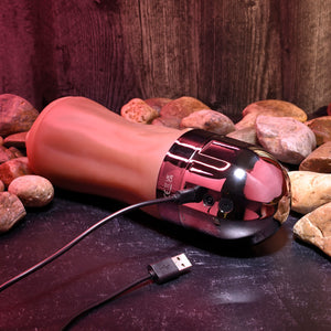 Zero Tolerance Tight Lipped - Vibrating Stroker - Brown