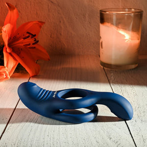 Zero Tolerance Ring Around The Rosy Cock Ring - Navy Blue