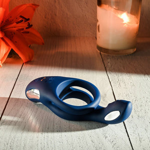 Zero Tolerance Ring Around The Rosy Cock Ring - Navy Blue