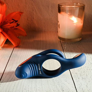 Zero Tolerance Ring Around The Rosy Cock Ring - Navy Blue