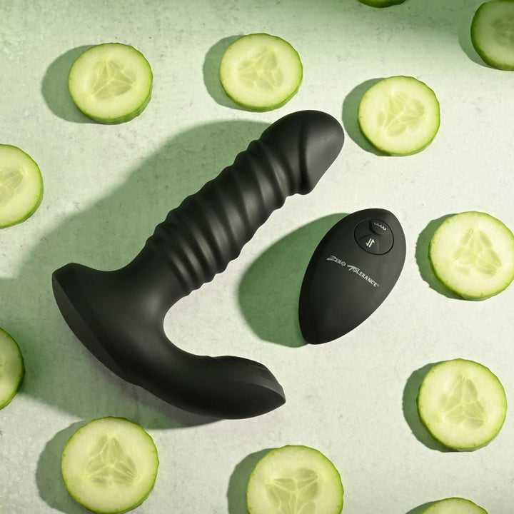 Zero Tolerance Striker - Thrusting Anal Vibrator with Wireless Remote Control 