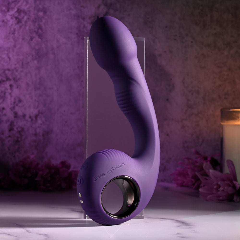 Zero Tolerance Rip Curl Vibrator - Purple