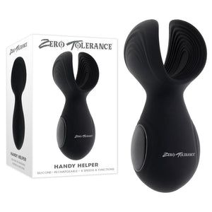 Zero Tolerance Handy Helper - Vibrating Stroker - Black