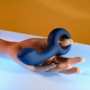 Zero Tolerance The Reach - Vibrating Anal Plug  - Blue