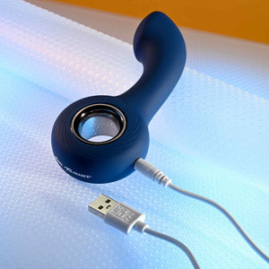 Zero Tolerance The Reach - Vibrating Anal Plug  - Blue