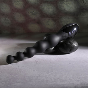 Zero Tolerance Backdoor Baton - Vibrating Anal Beads - Black