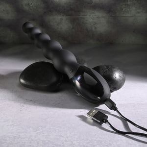 Zero Tolerance Backdoor Baton - Vibrating Anal Beads - Black