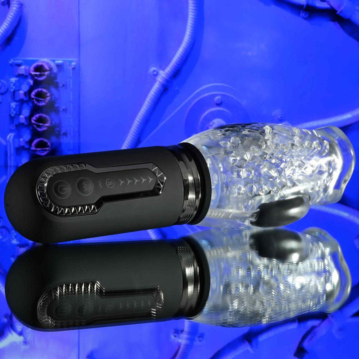 Zero Tolerance Thrill Ride - Thrusting, Rotating & Vibrating Stroker - Clear