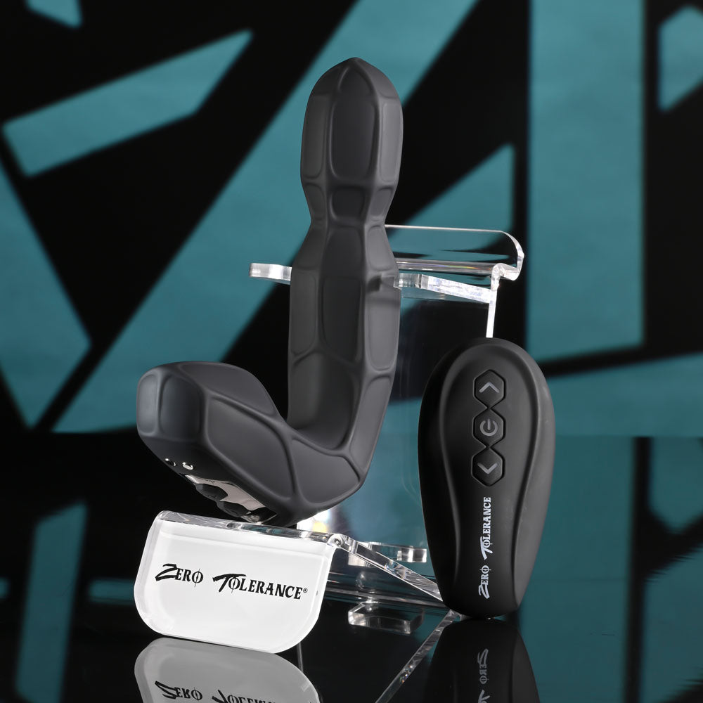 Zero Tolerance Mr Prostate - Black 12.6cm Rechargeable Prostate Massager with Wireless Remote