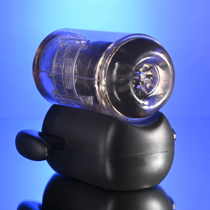 Zero Tolerance Hold Me Tight Vibrating Auto Stroker with Phone Holder